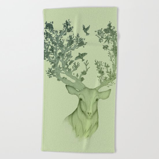The Natural Progression? 1 of 3 in Green Beach Towel