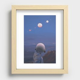 Moons Recessed Framed Print