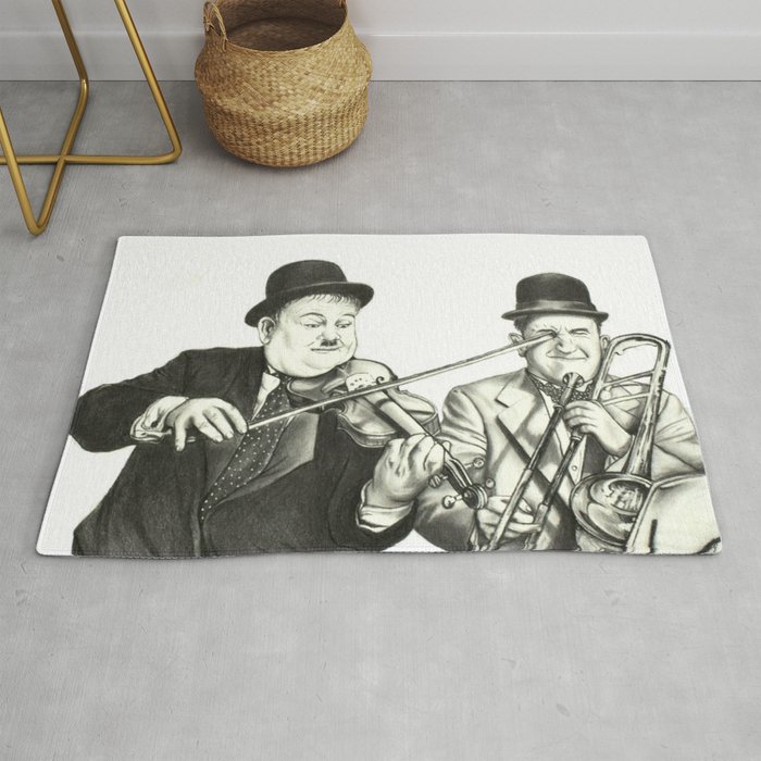 Laurel and Hardy Rug