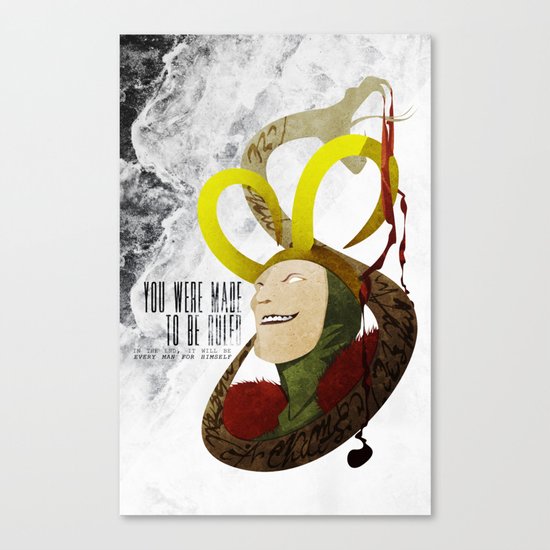 Made to be Ruled : Loki Canvas Print