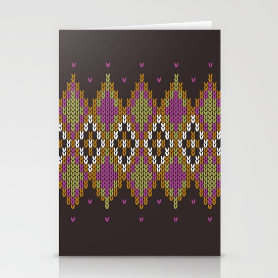 Argyle Dream Stationery Cards