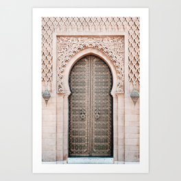 Morocco Door Art Print