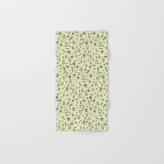 Doodles Pattern Hand & Bath Towel