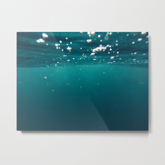 Submerged Metal Print