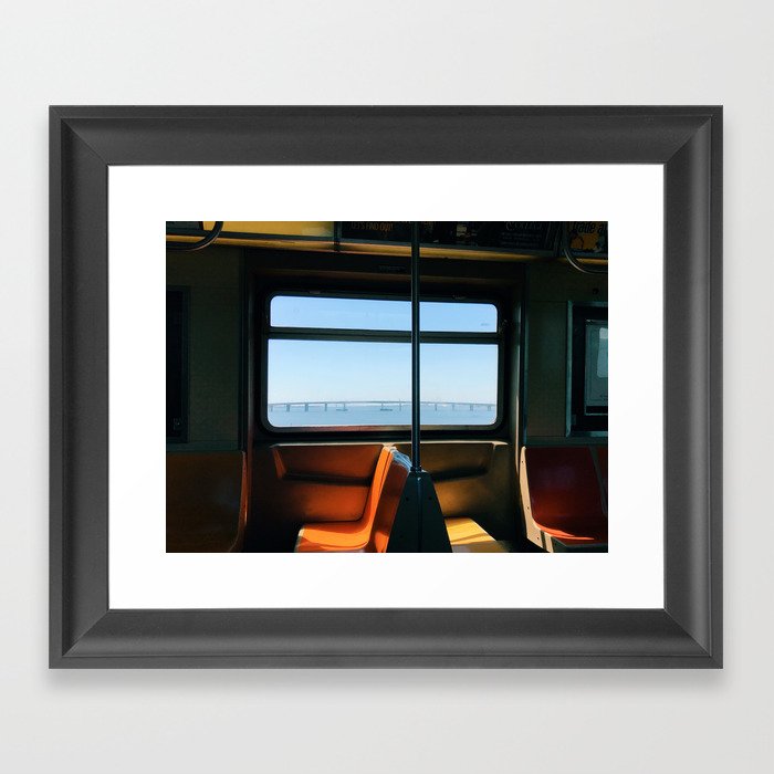 NYC Ocean Subway Framed Art Print