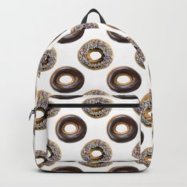 Donut Polka Dot Pattern Backpack | Sugary, Sticky, Indulgence, Graphicdesign, Sweet, Pattern, Tasty, Polkadot, Sprinkles, Covered 