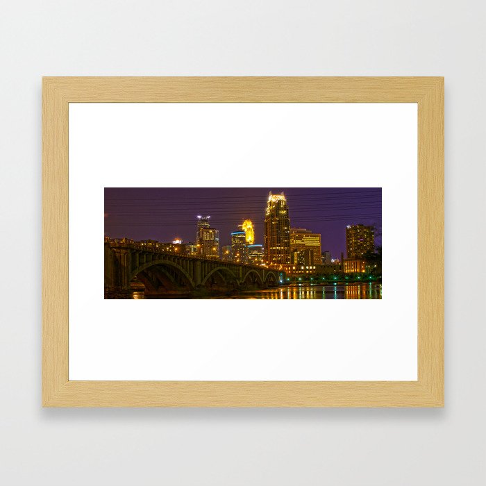 Stone Arch Bridge - Minneapolis MN Framed Art Print