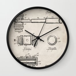 Judge Gavel Patent - Lawyer Art - Antique Wall Clock