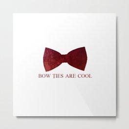 Bow Ties are Cool Metal Print | Cool, Collage, Bow, Digital, Doctor, 11, Tie 
