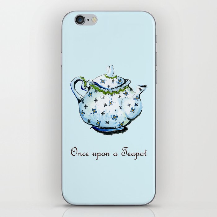 Once Upon A Teapot iPhone Skin