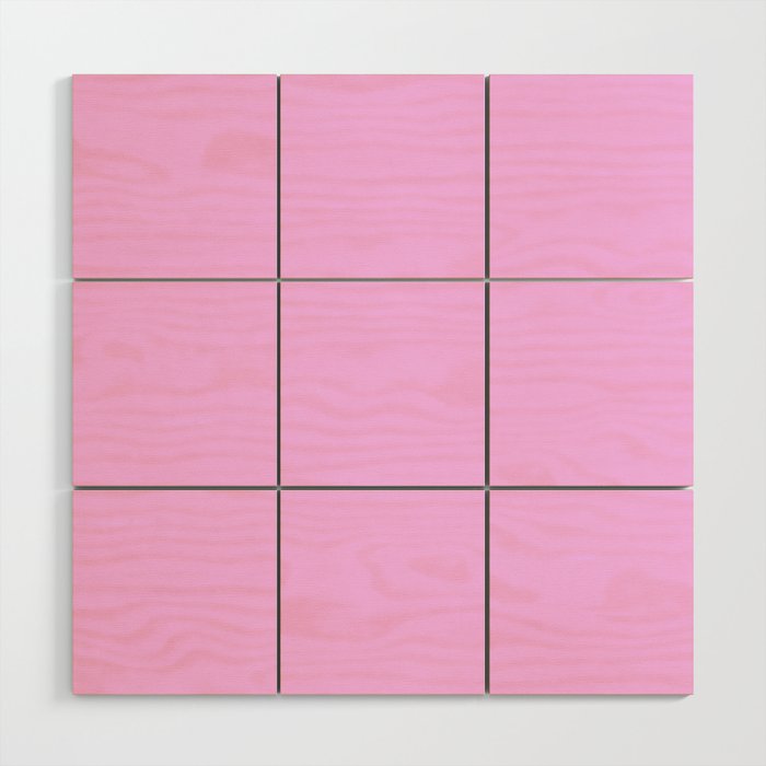 Really Sweet Pink Wood Wall Art