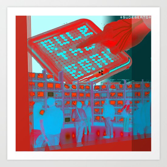 rule the brain Art Print