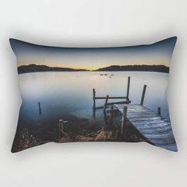 Old Pier After Sunset - Matte Version Rectangular Pillow