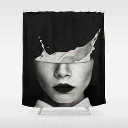 Liquid beauty Shower Curtain
