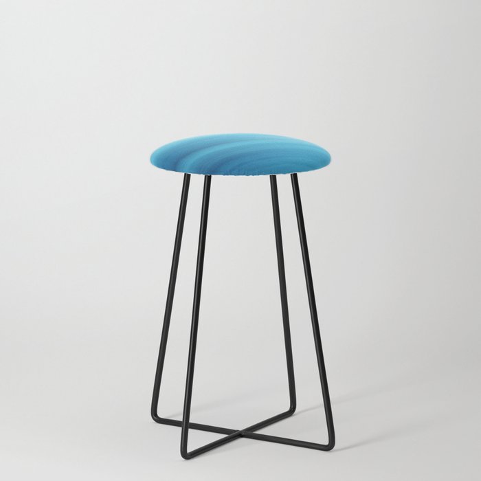 Underwater blue background Counter Stool