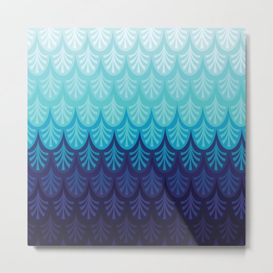 Arctic Ombre! Metal Print