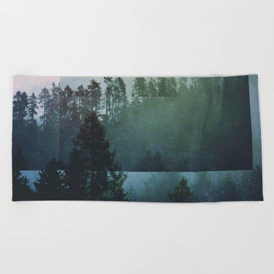 Fractions A48 Beach Towel