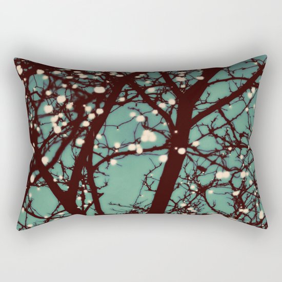 Night Lights Rectangular Pillow