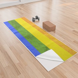 Rainbow flag Yoga Towel