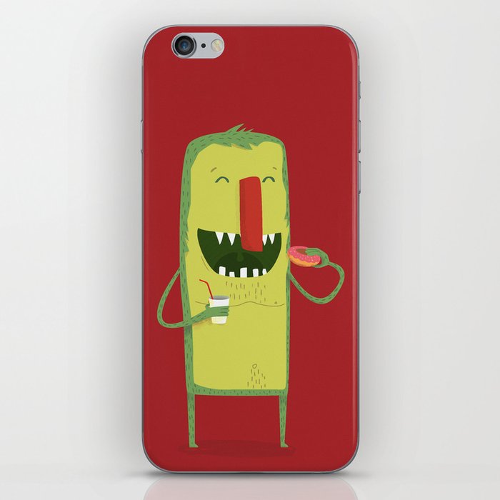 Eat, drink & be merry. iPhone Skin
