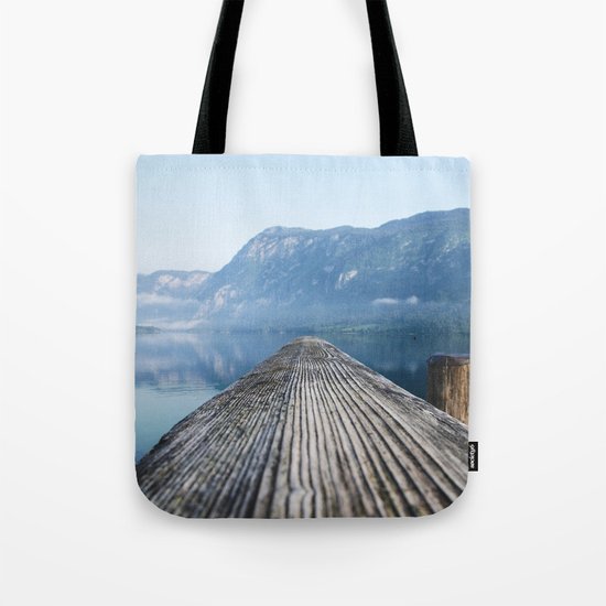 Dock # mountains #nature Tote Bag