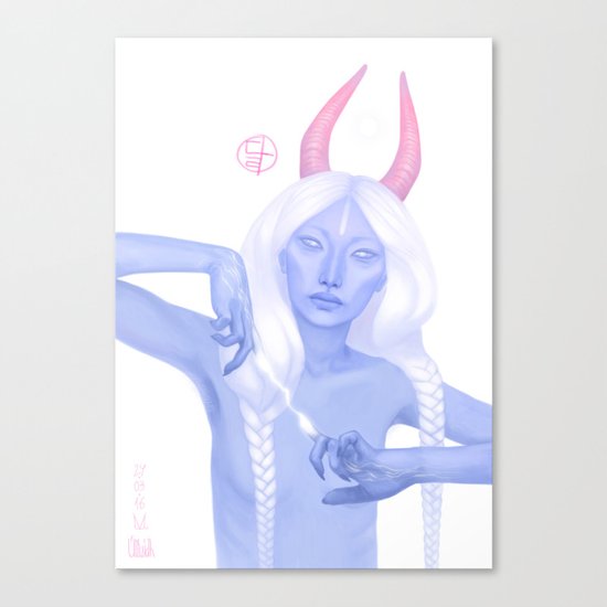 달・Moon Canvas Print