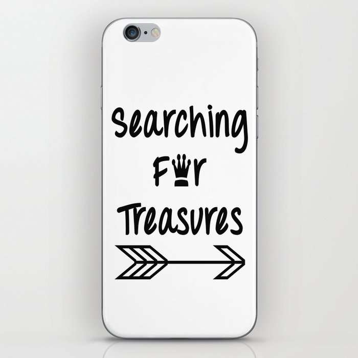 Searching For Treasures iPhone Skin