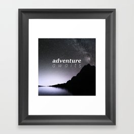 Adventure Blue Framed Art Print