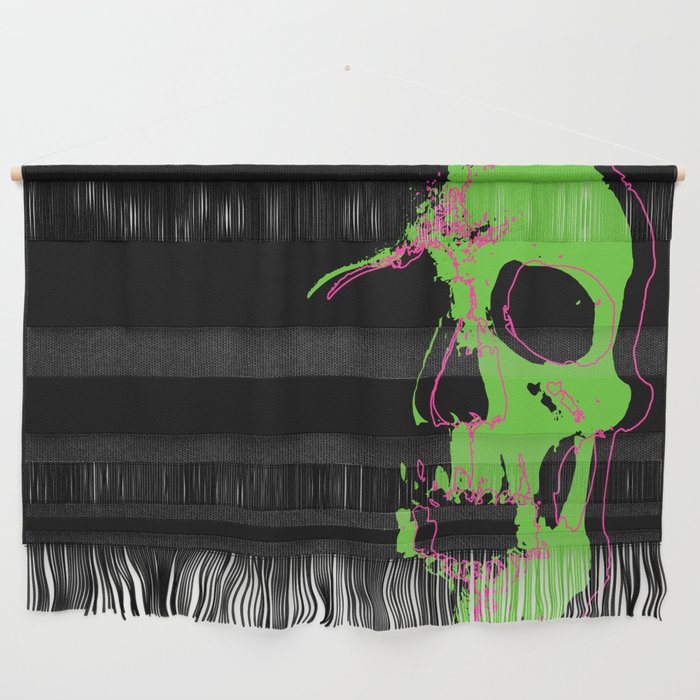 Skull - Lime Wall Hanging