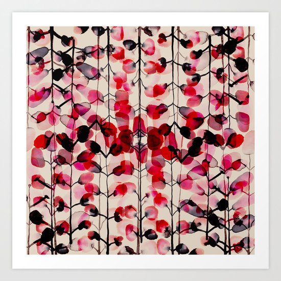 flower pattern 03 Art Print