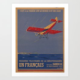 retro plakat cest a la france que le monde doit Art Print | 23, Cest, De, La, Septembre, 1913, Placard, Retro, Digital, Graphicdesign 
