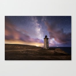 Rubjerg Knude Lighthouse, Milky Way Canvas Print