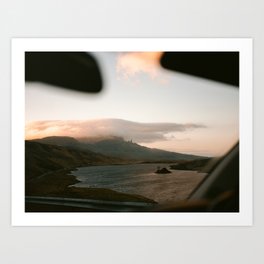 Old man of Storr sunset | Isle of Skye Scotland travel photography Art Print