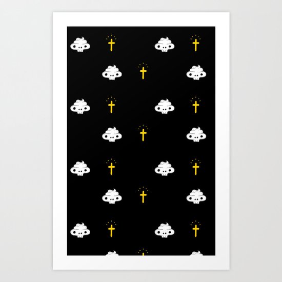Ghost poop Art Print