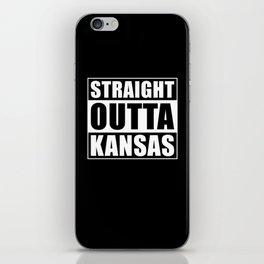 Straight Outta Kansas iPhone Skin