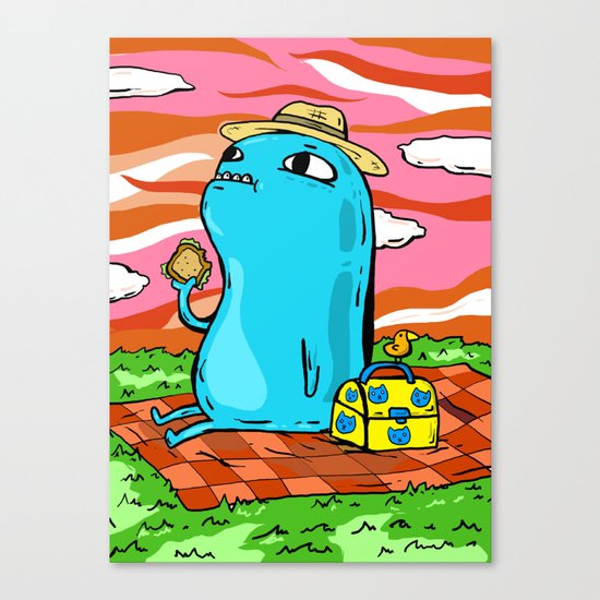 Sandwich Time Canvas Print