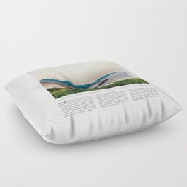 Oregon Coast - Cannon Beach - Minimalist Floor Pillow