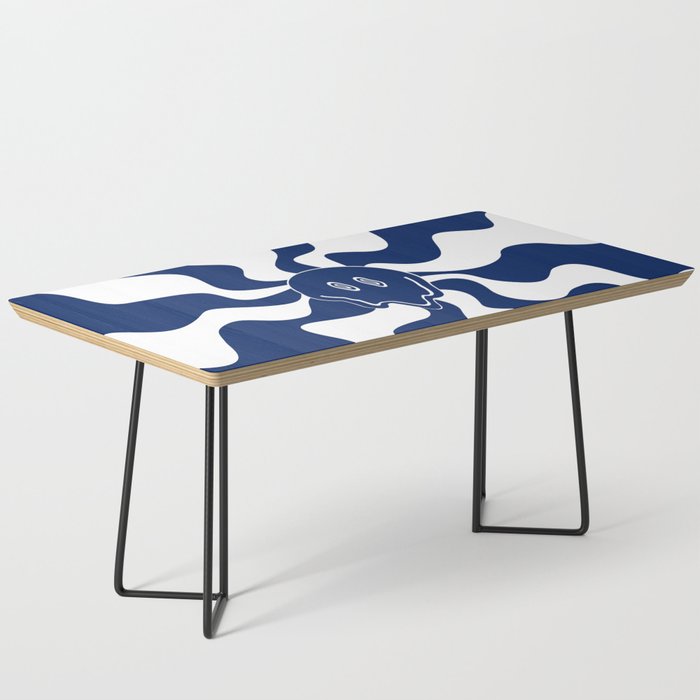 Smile Melt - Blue and White Coffee Table