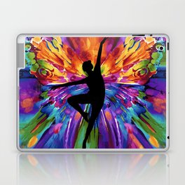 dancer butterfly 500dpi Laptop & iPad Skin