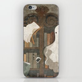 There's a Poltergeist in the Library Again... iPhone Skin