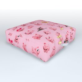 Rosa Pattern Outdoor Floor Cushion
