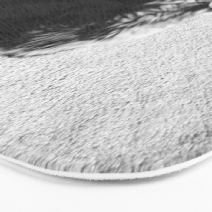 Aesthetic Black And White Cat 2 Bath Mat by meganography ...
