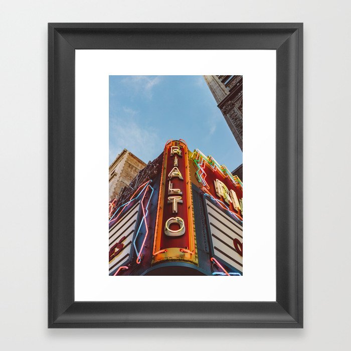 Los Angeles Rialto Theatre Framed Art Print