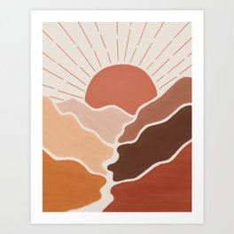 sun Art Print