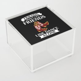 Line Dance Music Song Country Dancing Lessons Acrylic Box