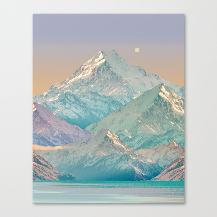 Pastel Landscape Canvas Print