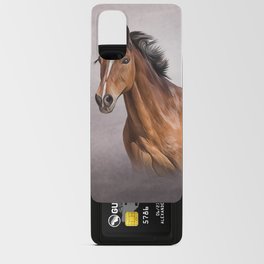 Drawing portrait  horse Android Card Case