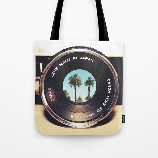 focus on palms Tote Bag