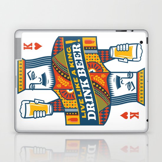 King of Beers Laptop & iPad Skin