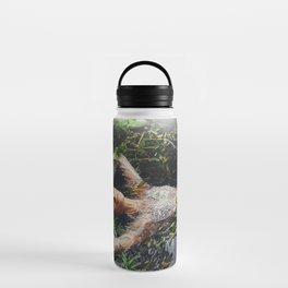 Song of Ophelia singing in the river Denmark; William Shakespeare's Hamlet magical realism female portrait color photograph / photography Water Bottle